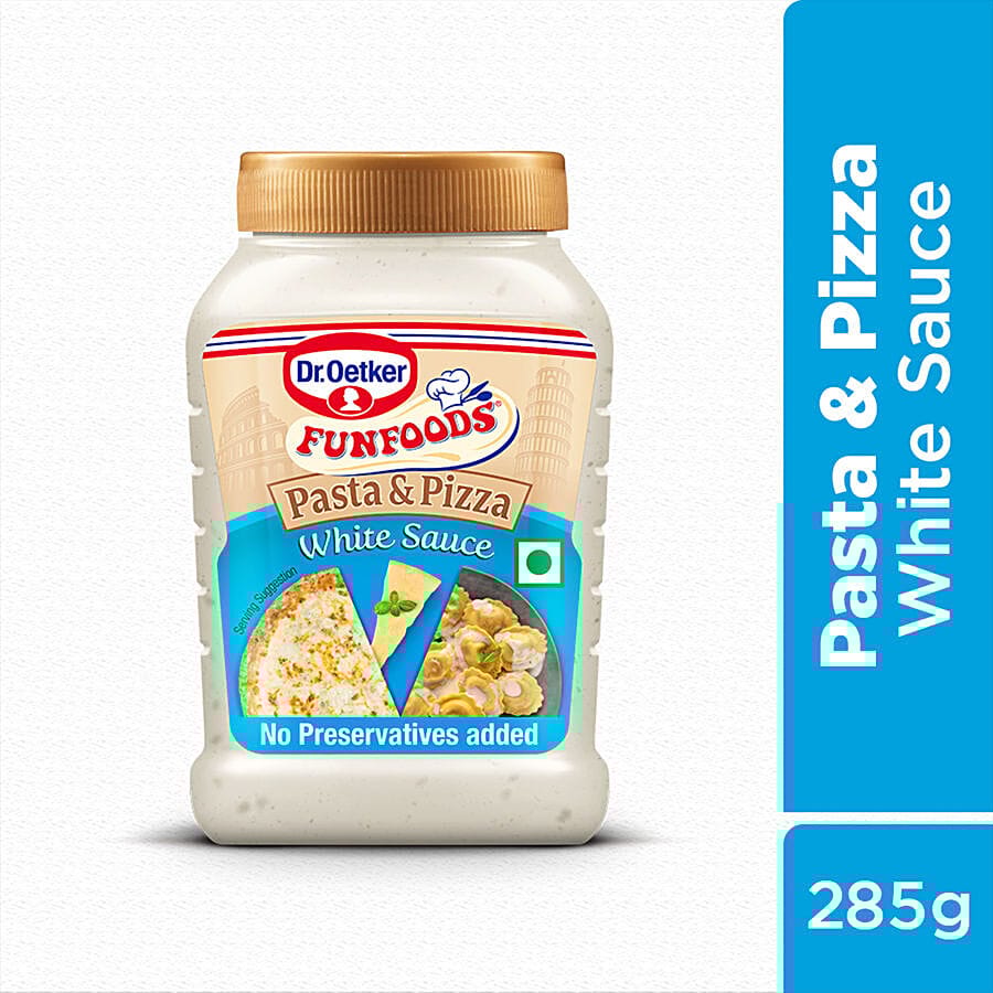 Dr. Oetker Funfoods Pasta & Pizza White Sauce, 285 G