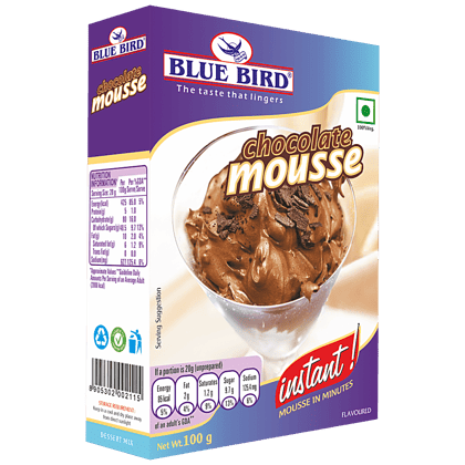 Blue Bird Instant - Chocolate Mousse, 100 G Box