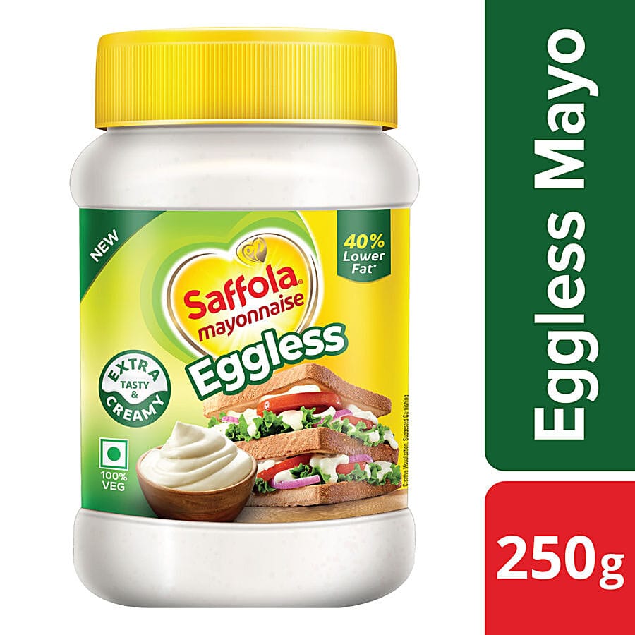 Saffola Eggless Mayonnaise, 250 G Jar
