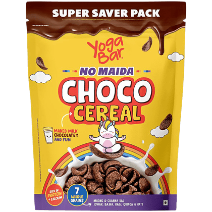 Yoga Bar Yo Chos Choco Cereal - No Maida, Rich In Protein, Gluten Free, Healthy Breakfast, 345 g Box