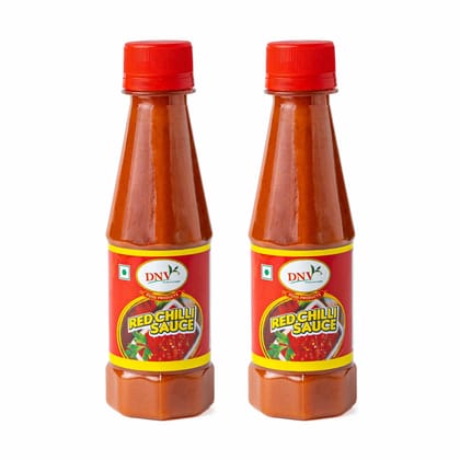DNV Red Chilli Sauce 200g Pack of 2 - 400gm | Spicy Sauce | Chilli Sauce | Lal Mirch Sauce