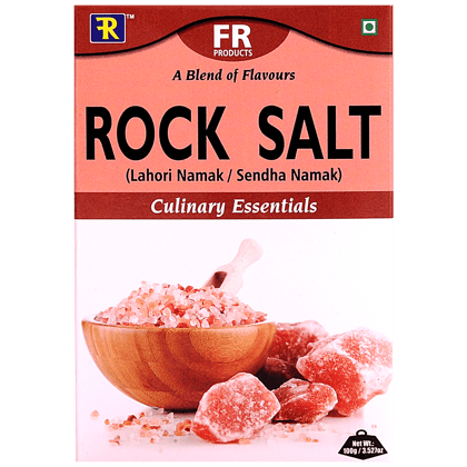 FR Products Rock Salt - Senda Namak, 100 G Box