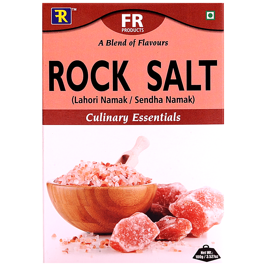 FR Products Rock Salt - Senda Namak, 100 G Box