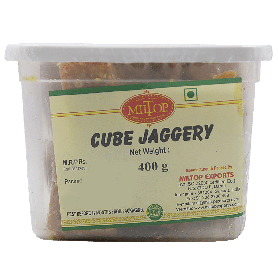 Miltop Cube Jaggery, 400 g