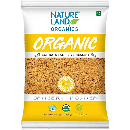 Natureland Organics Jaggery Powder - Sweet, Add To Desserts, 500 G