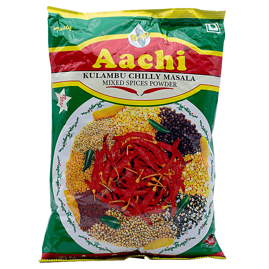 Aachi Powder - Kulamabu Chilli, 500 G Pouch