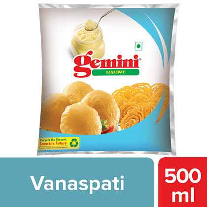 Gemini Vanaspati, 500 Ml Pouch