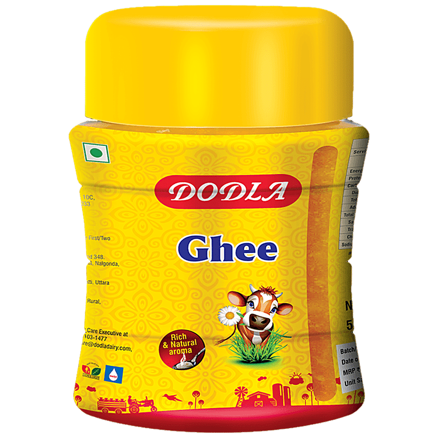 Dodla Agmark Cow Ghee, 500 Ml Pet Jar