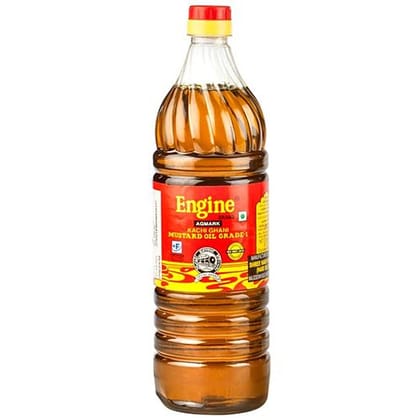 Engine Kacchi Ghani Mustard Oil, 1 L Bottle