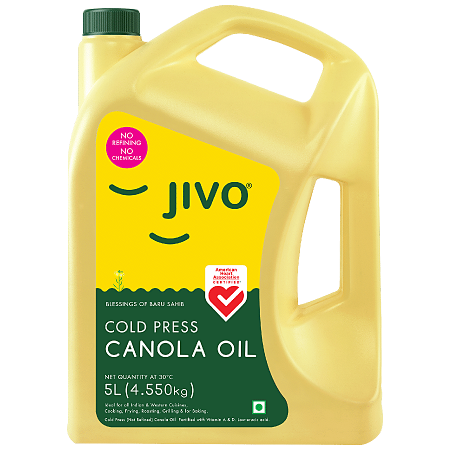 Jivo Canola Oil, 5 L Bottle