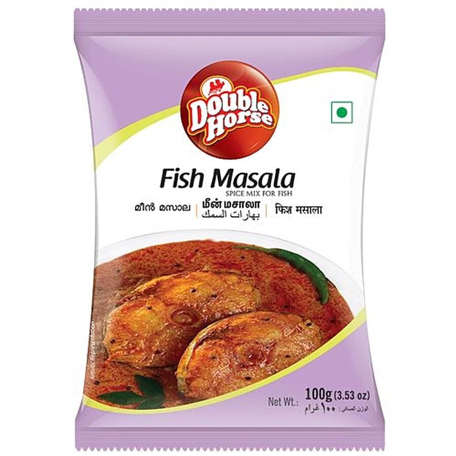 Double Horse Masala - Fish, 100 G Pouch