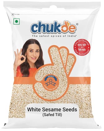 Chukde White Till - 100 Gm | Topping, Chutney, Desserts, Curry, Seasoning | Good Source Of Nutrients, Supports Heart Health, Promotes Bone Health