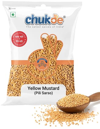 Chukde Pili Sarson - 100 Gm: Nutrient-Rich Mustard With Anti-Inflammatory - Digestive Benefits, Potential Cancer-Fighting Properties, And Cholesterol-Lowering Potential.