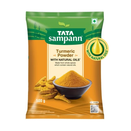 Tata Sampann Turmeric Powder With Natural Oils, 500G, Haldi Powder
