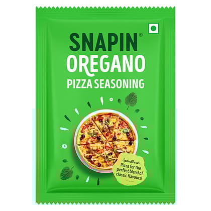 Snapin Oregano Pizza Seasoning - Italian Herbs Blend Adds Flavour For Snacks, Marinades, 10 G