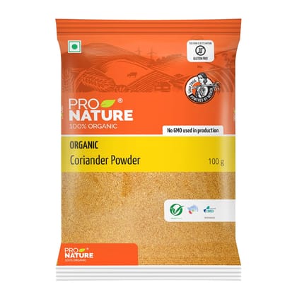 Pro Nature 100% Organic Powder - Coriander, 100G