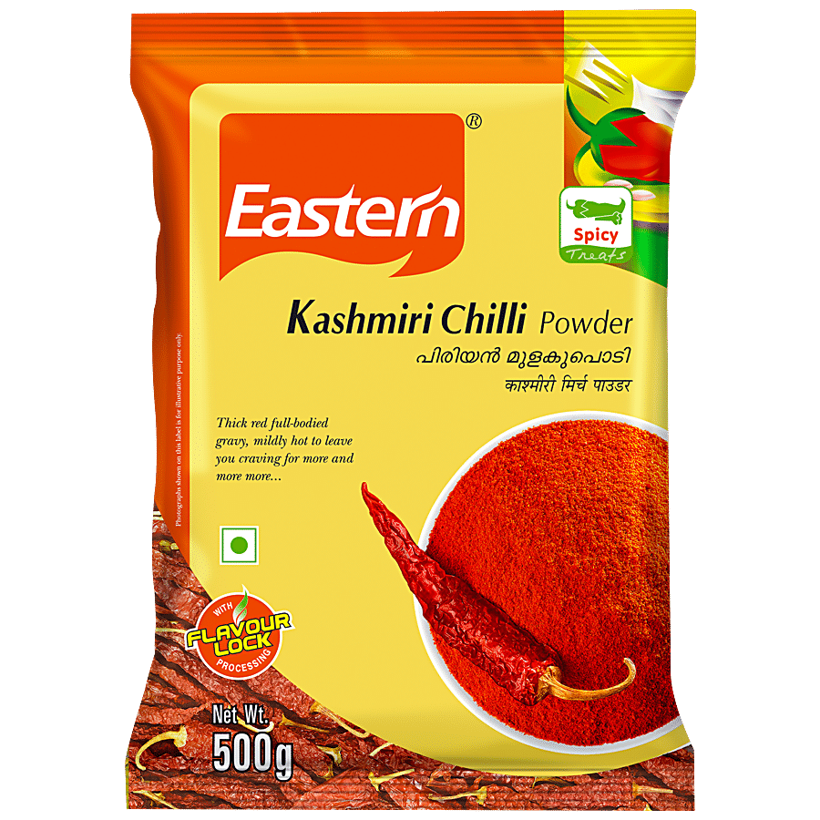 Eastern Kashmiri Chilli Powder - Perfect Colour, Smell & Taste, 500 g pouch