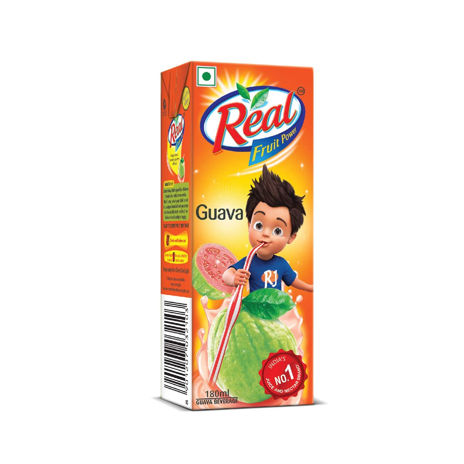Real Fruit Juice Guava, 180 Ml