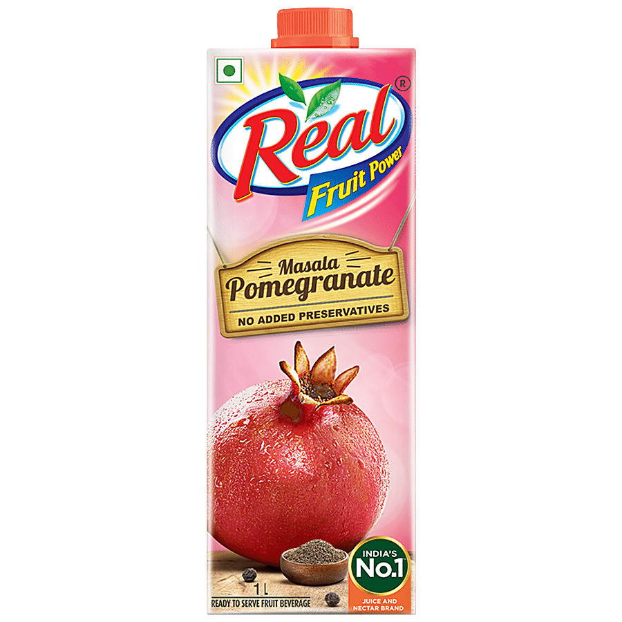 Real Fruit Power Juice, Masala Pomegranate, 1 L