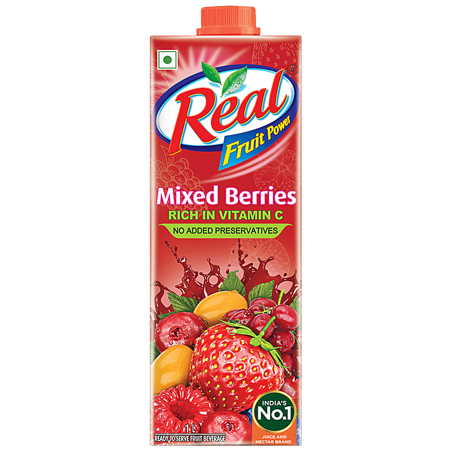 Real Fruit Power Juice, Mixed Berries, 1 L