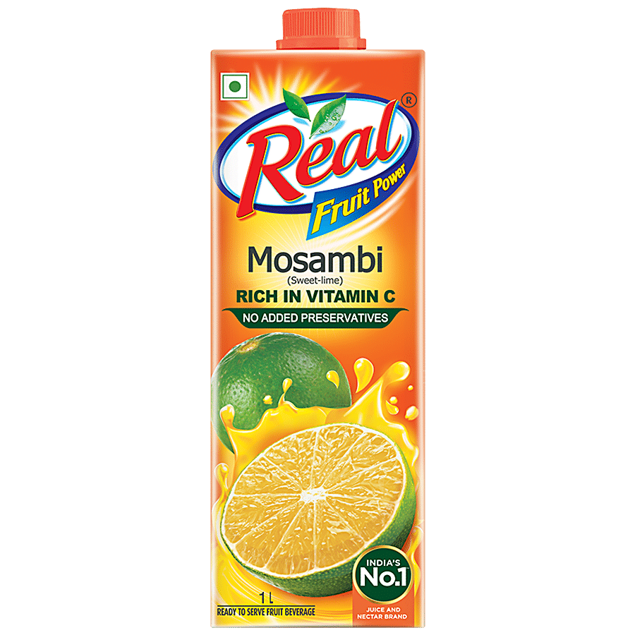 Real Fruit Power Juice, Mosambi, 1 L