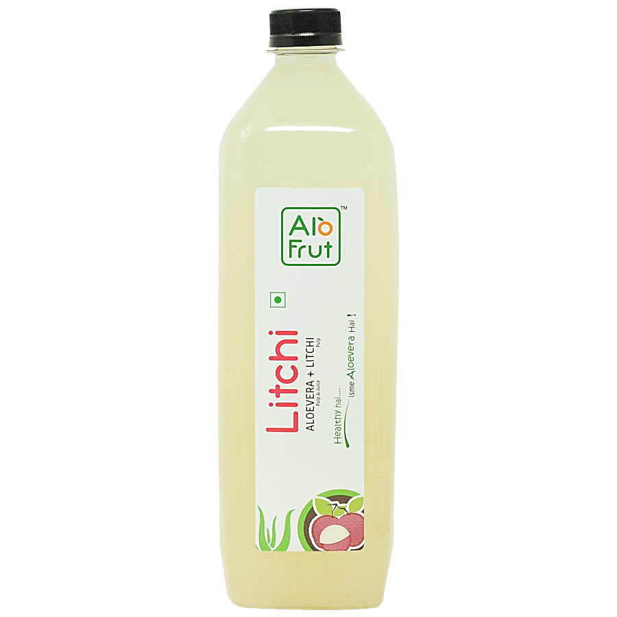 Alo Frut Litchi Juice With Aloe Vera, 1 L