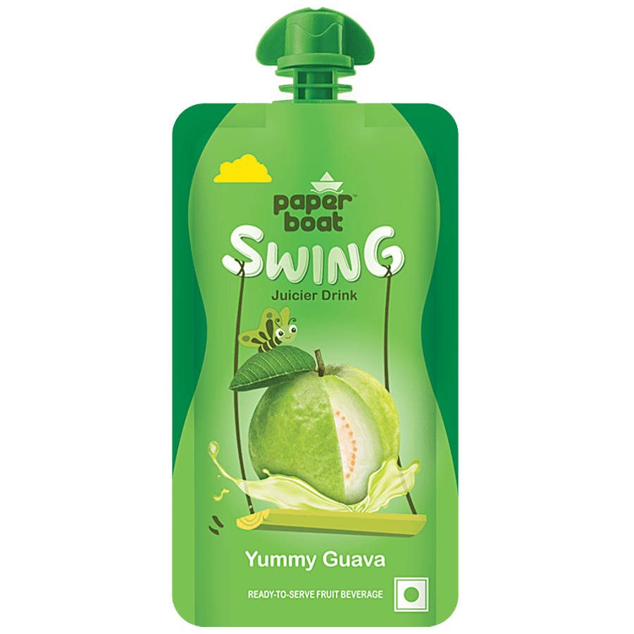 Paper Boat Swing Juicier Drink, Yummy Guava, 125 Ml