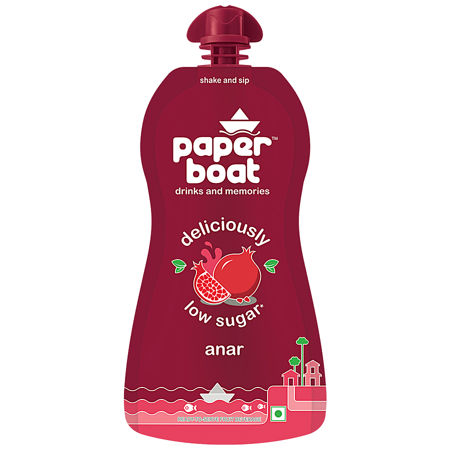 Paper Boat Anar/Pomegranate Juice, Low Sugar, 200 Ml