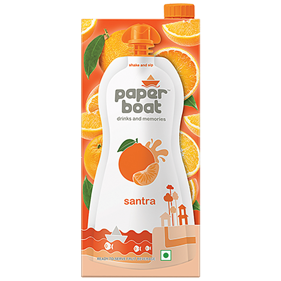 Paper Boat Santra, Orange Juice, 1 L