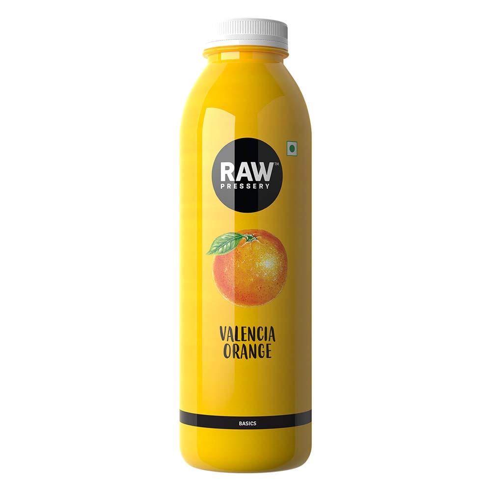 Raw Pressery Valencia Orange Juice, 1000 Ml