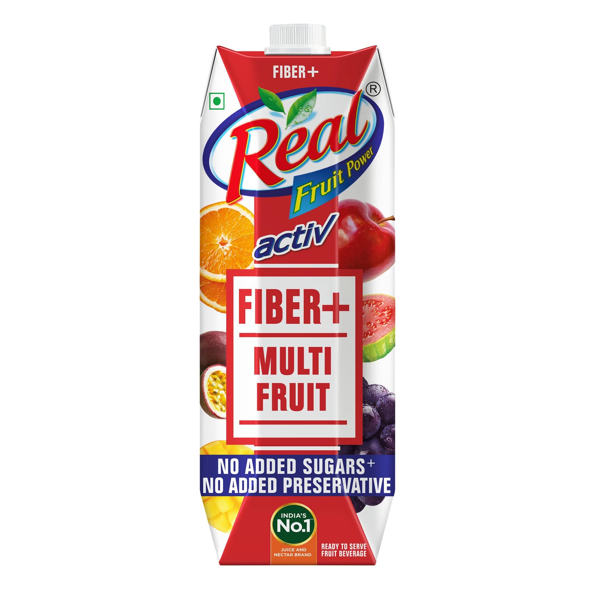 Dabur Real Activ Fiber Multi Fruit 1L No Added Sugars & Preservative