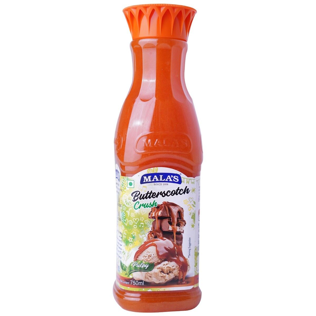 Mala's Butterscotch Fruit Crush 750Ml
