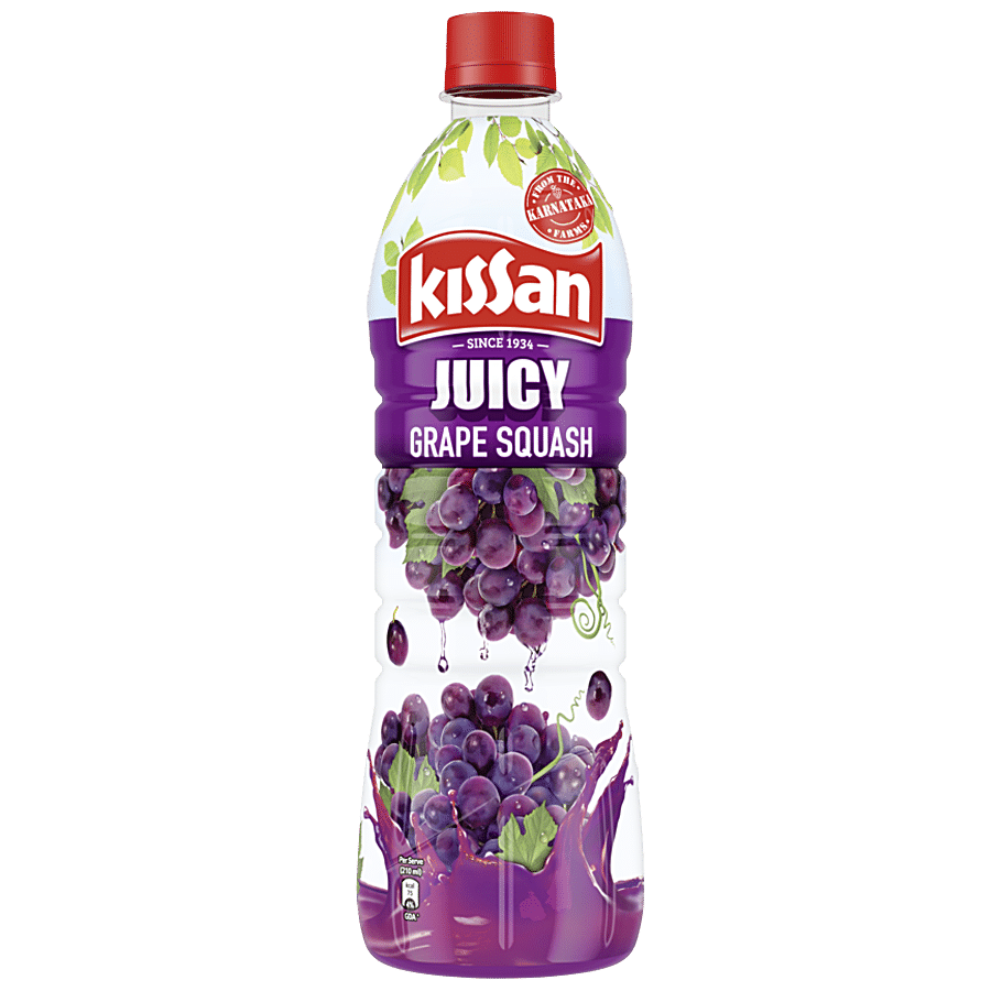 Kissan Juicy Grape Squash, 750 Ml