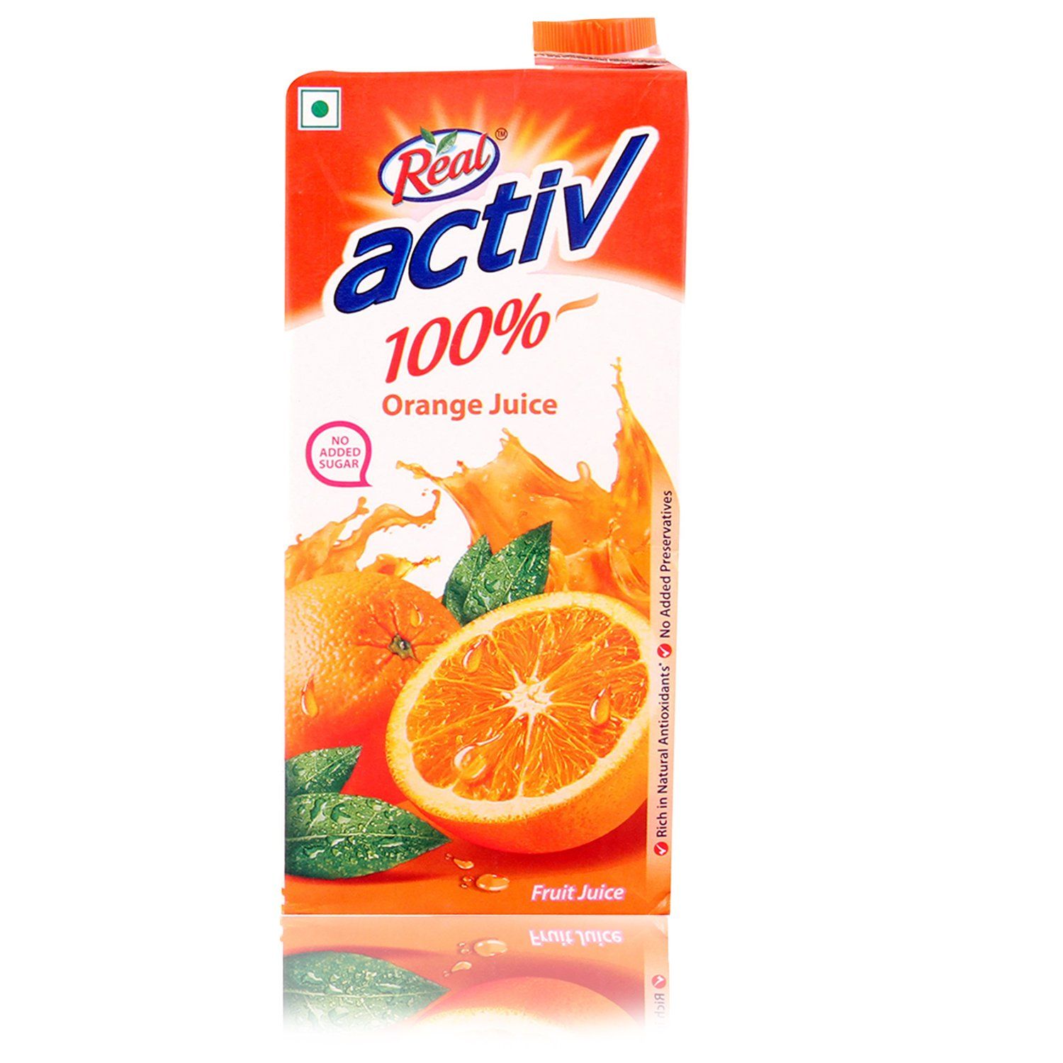 Real Activ Juice, Orange, 1L Carton