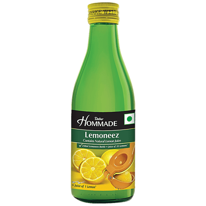 Dabur Hommade Lemoneez, Goodness Of 33 Lemons, 250 Ml