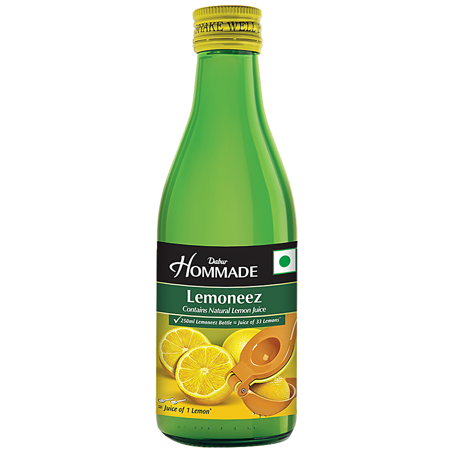 Dabur Hommade Lemoneez, Goodness Of 33 Lemons, 250 Ml