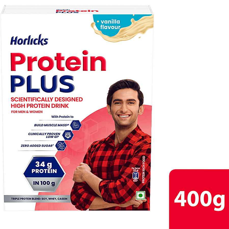 Horlicks Protein Plus, Vanilla, 400 G