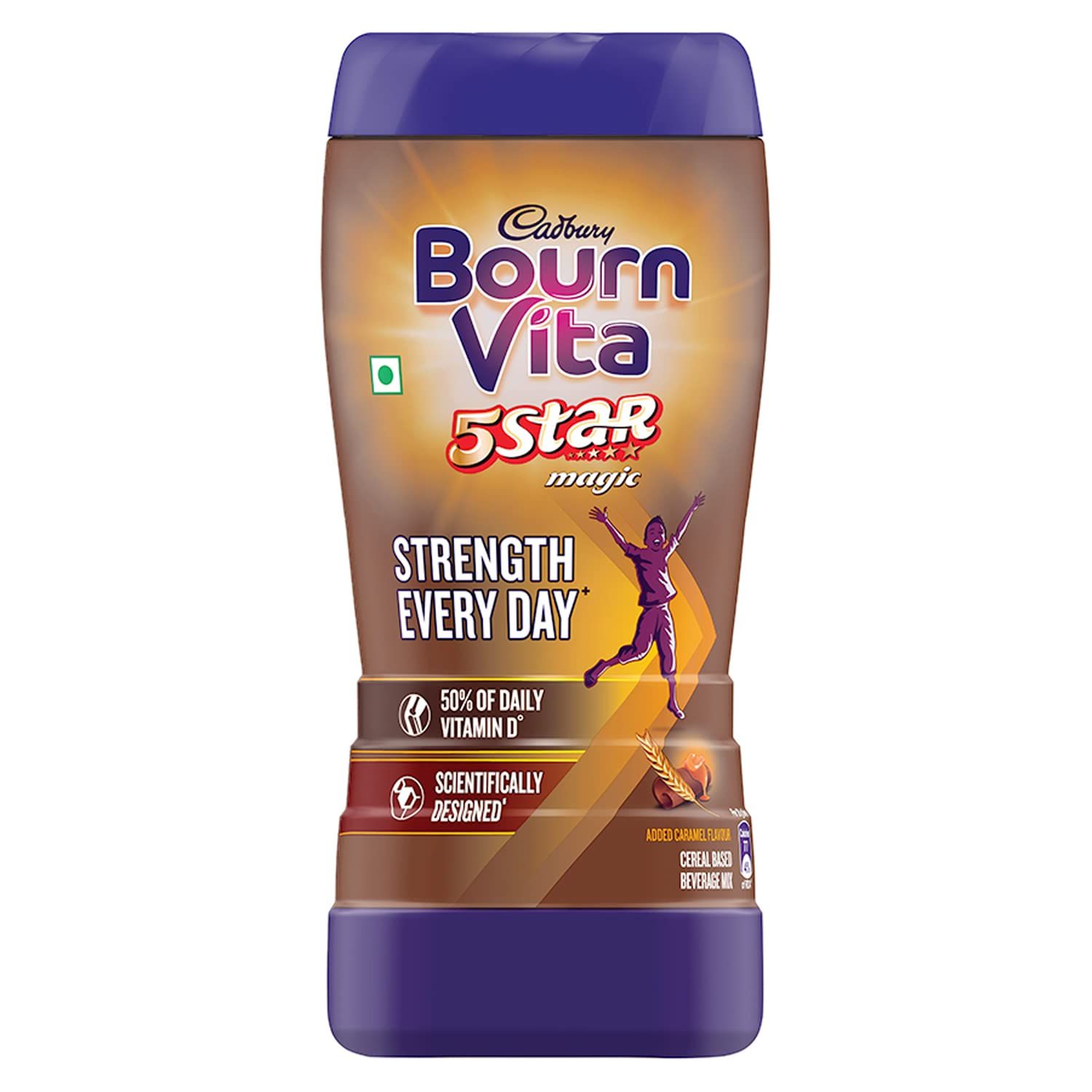 Cadbury Bournvita 5 Star Magic Nutrition Drink, 500 G Jar