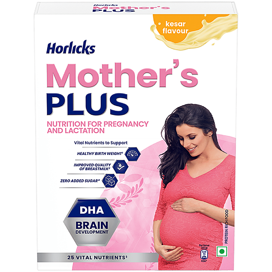 Horlicks Mother's Plus, Kesar, 500 G