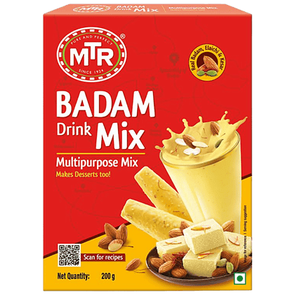 MTR Badam Drink Mix, 200 G Carton