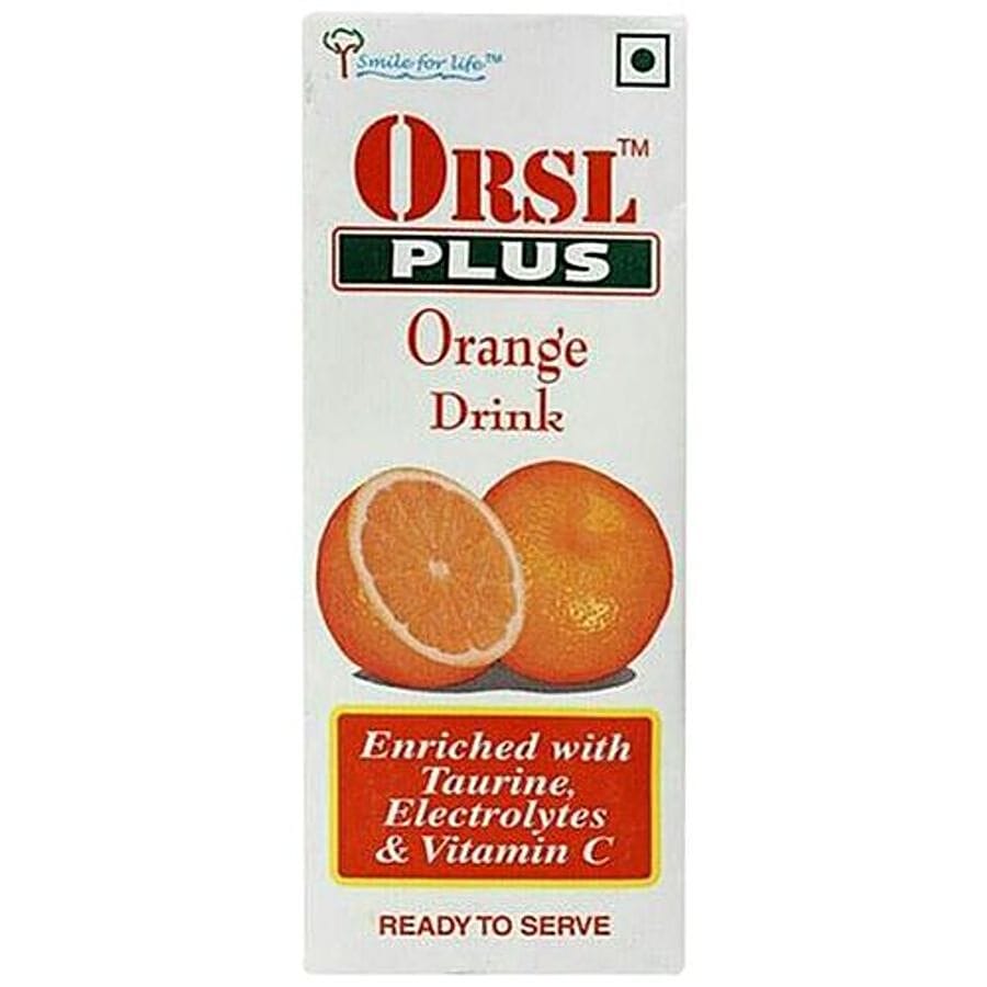 Orsl Health Drink, Plus Orange, 200 Ml