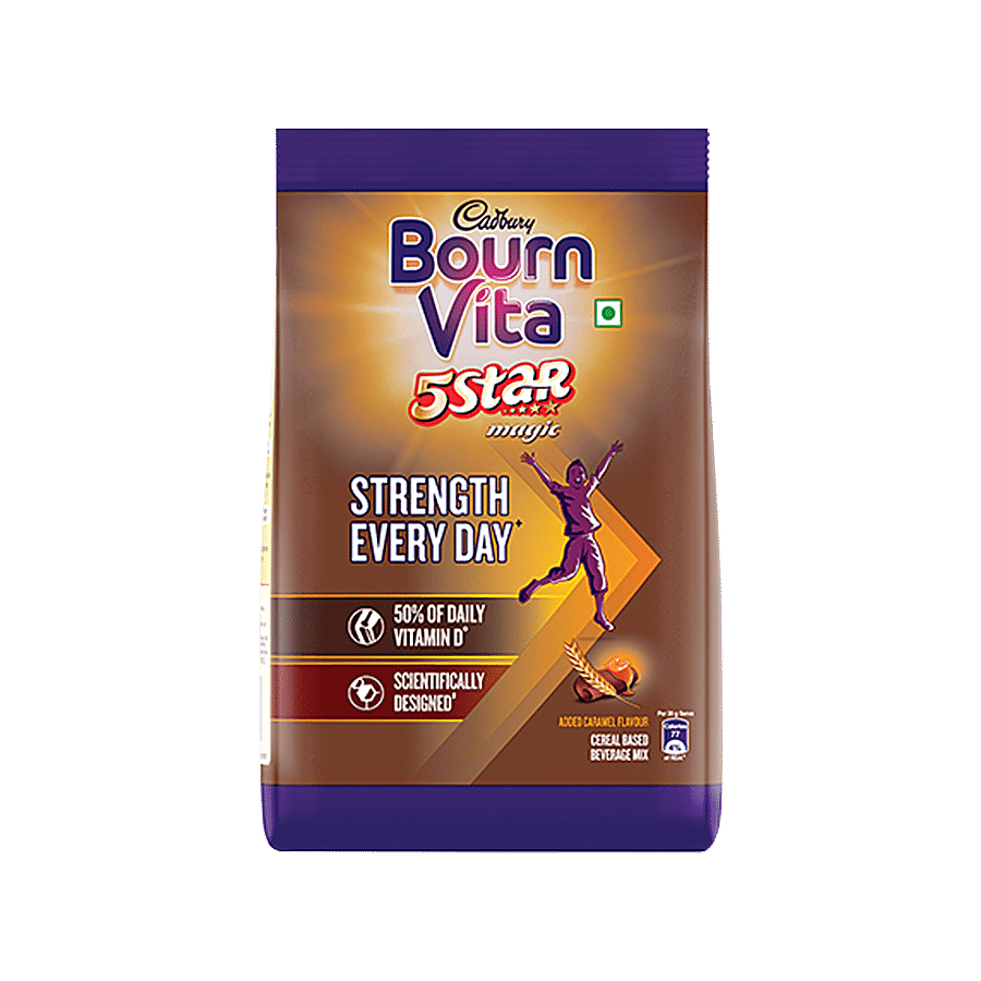 Cadbury Bournvita 5 Star Magic Health Drink, 500 G Pouch