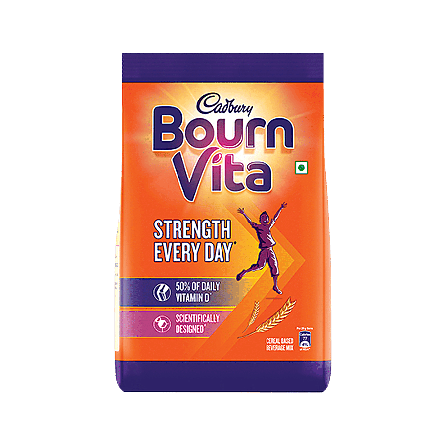 Cadbury Bournvita Chocolate Health Drink, 500 G Refill Pack
