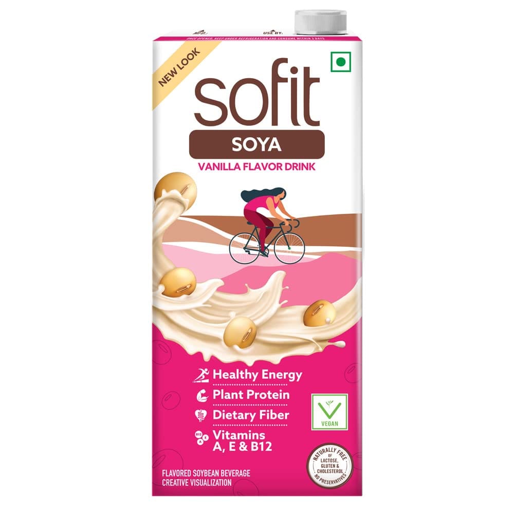 Sofit Soya Drink Vanila, 1L, Vegan Drink