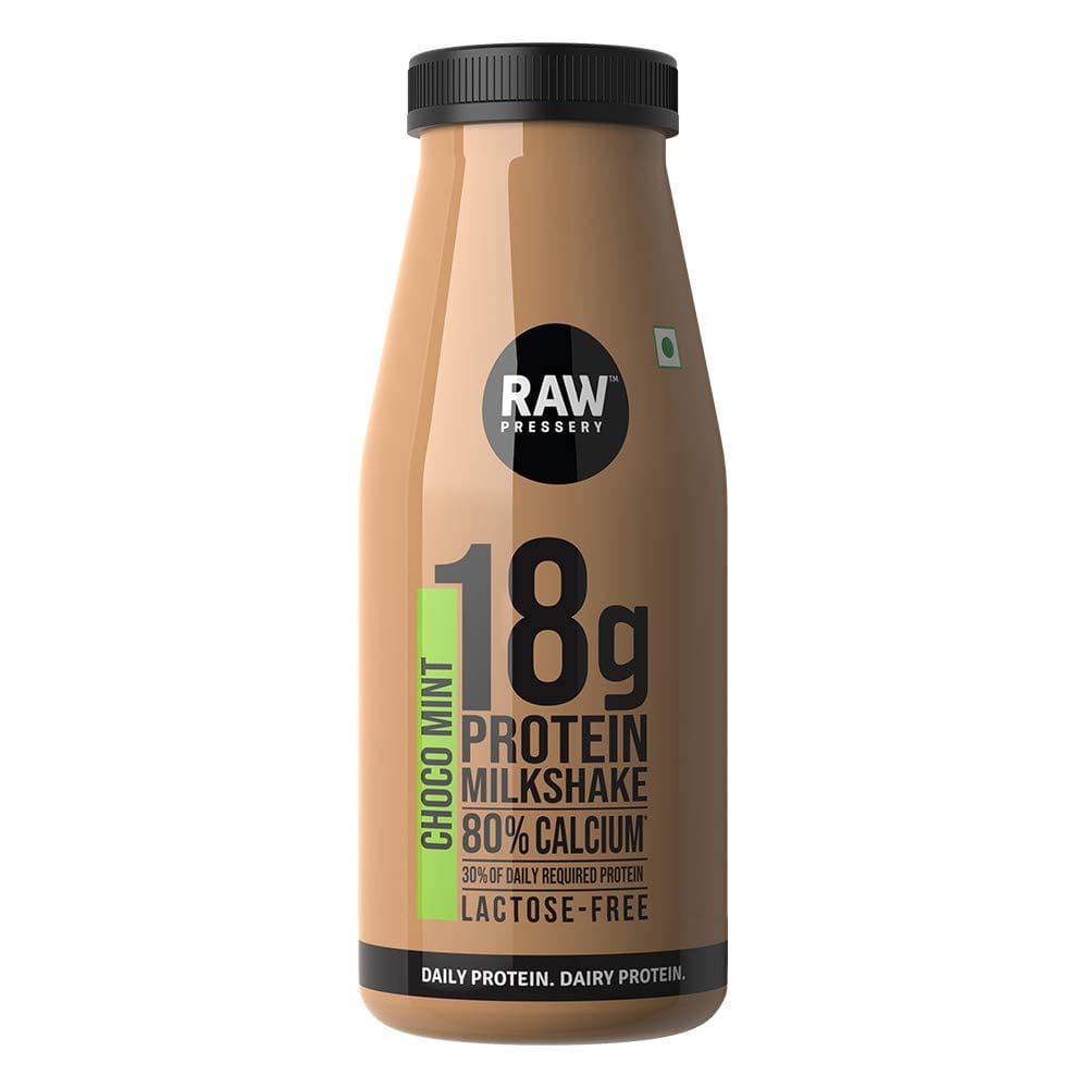 Raw Pressery Dairy Protein Milkshake Choco Mint, 200 Ml
