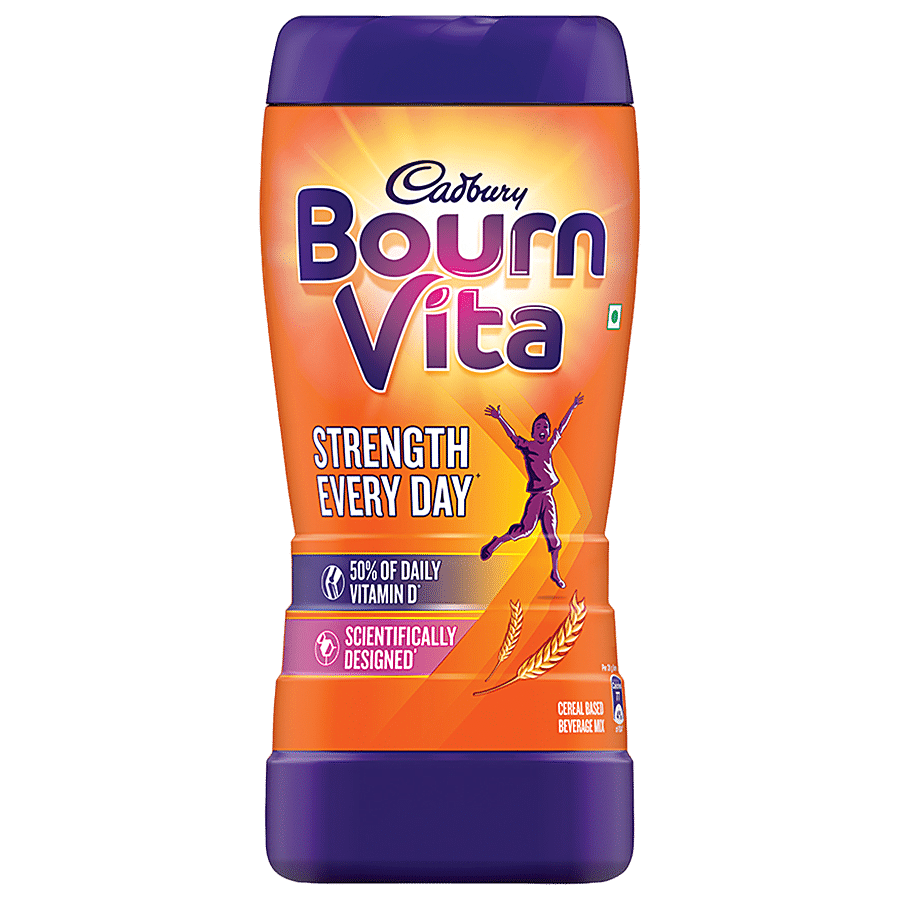 Cadbury Bournvita Chocolate Health Drink, Bournvita, 1 Kg Jar
