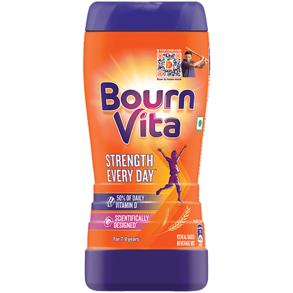 Cadbury Bournvita Chocolate Health Drink, Bournvita, 200 G Jar