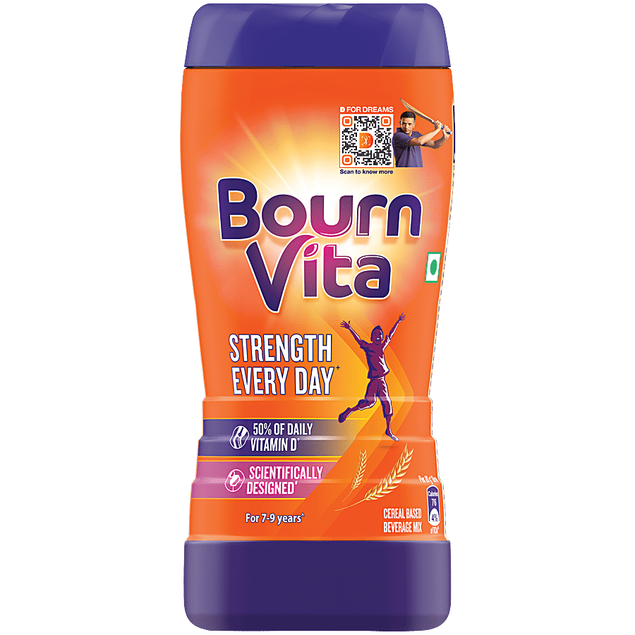 Cadbury Bournvita Chocolate Health Drink, Bournvita, 200 G Jar