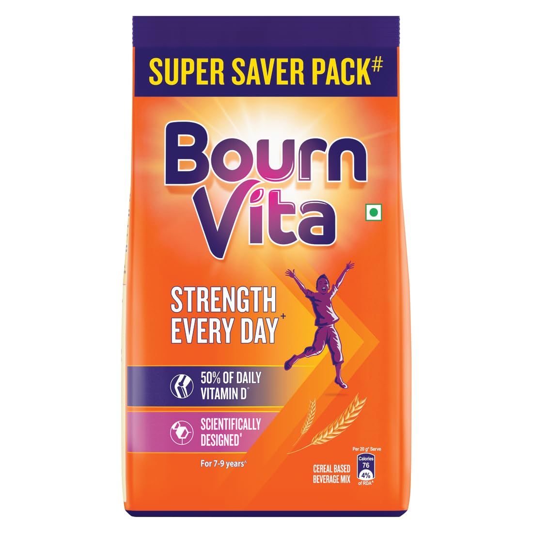Cadbury Bournvita Chocolate Nutrition Drink, 1 Kg Pouch