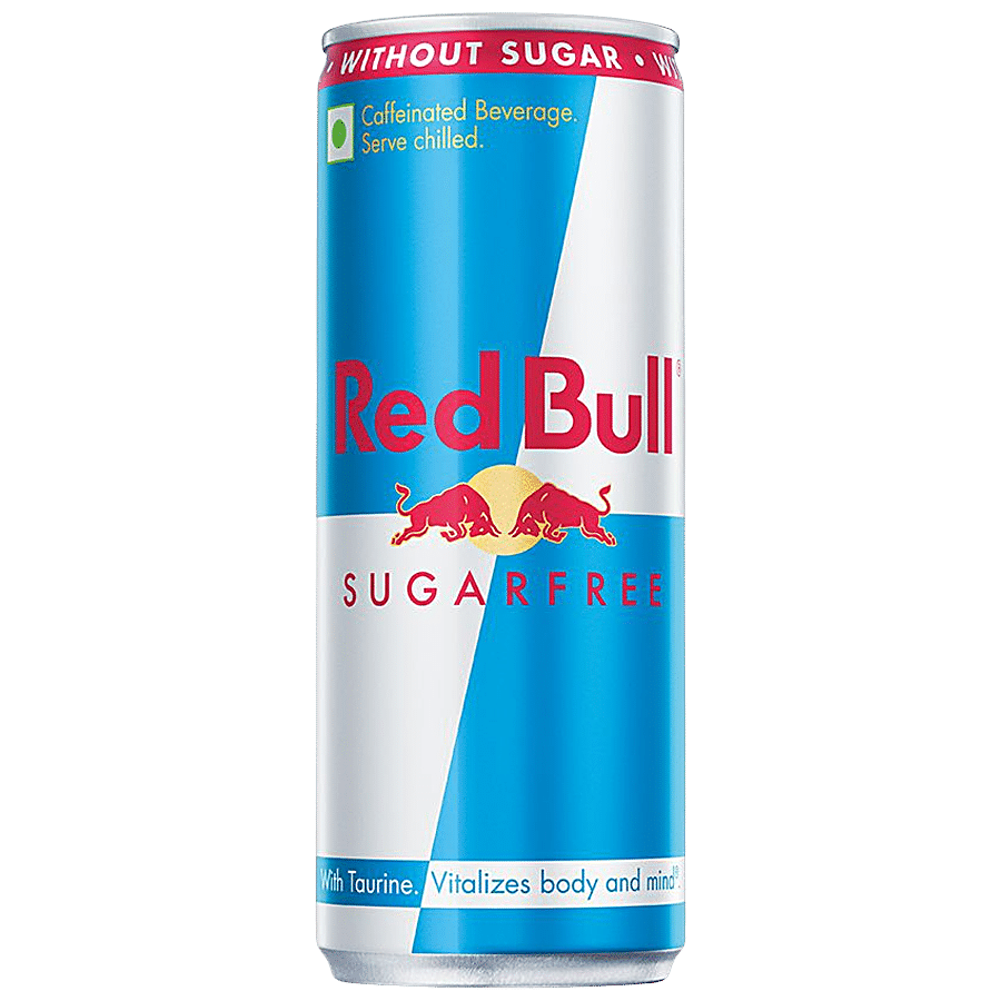 Red Bull Energy Drink - Sugar Free, 250 ml Can